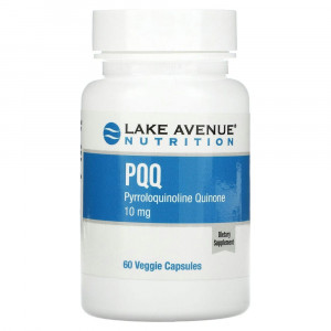 Lake Avenue Nutrition, пирролохинолинхинон, 10 мг, 60 растительных капсул