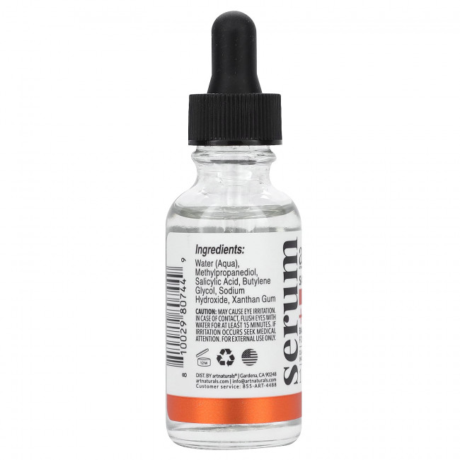 artnaturals, Сыворотка с салициловой кислотой и 2% БГК, 30 мл (1 жидк. Унция)