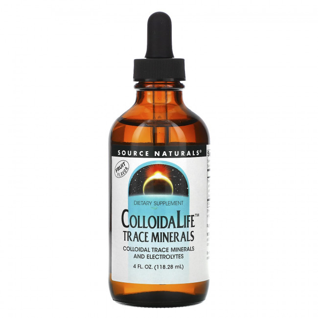 Source Naturals, Микроэлементы ColloidaLife, с фруктовым вкусом, 4 жидких унции (118,28 мл) Source Naturals, Микроэлементы ColloidaLife, с фруктовым вкусом, 4 жидких унции (118,28 мл)