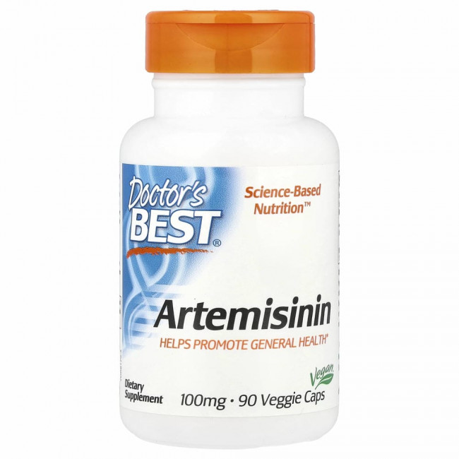 Doctor's Best, артемизинин 100 мг, 90 вегетарианских капсул Doctor's Best, артемизинин 100 мг, 90 вегетарианских капсул