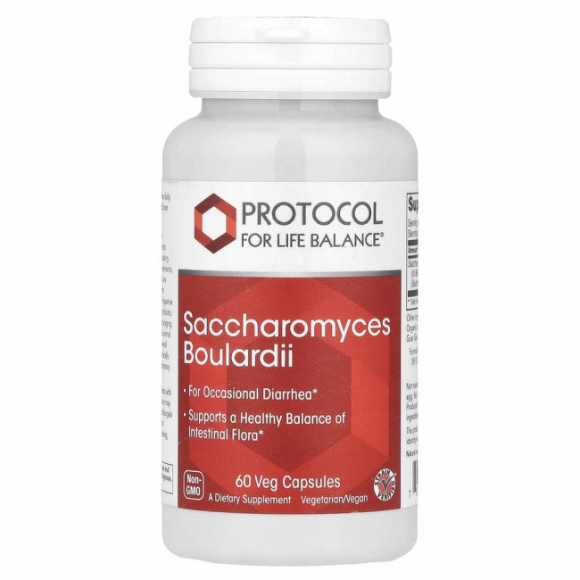 Protocol for Life Balance, сахаромицеты Буларди, 60 вегетарианских капсул
