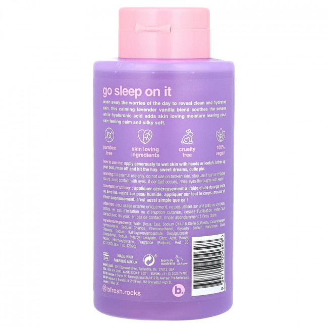 b.fresh, Calming Body Wash, Sweet Dreamz, 16 fl oz (473 ml)