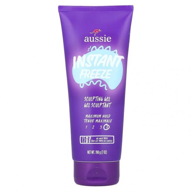 Aussie, Instant Freeze, моделирующий гель, для максимальной фиксации, 198 г (7 унций)