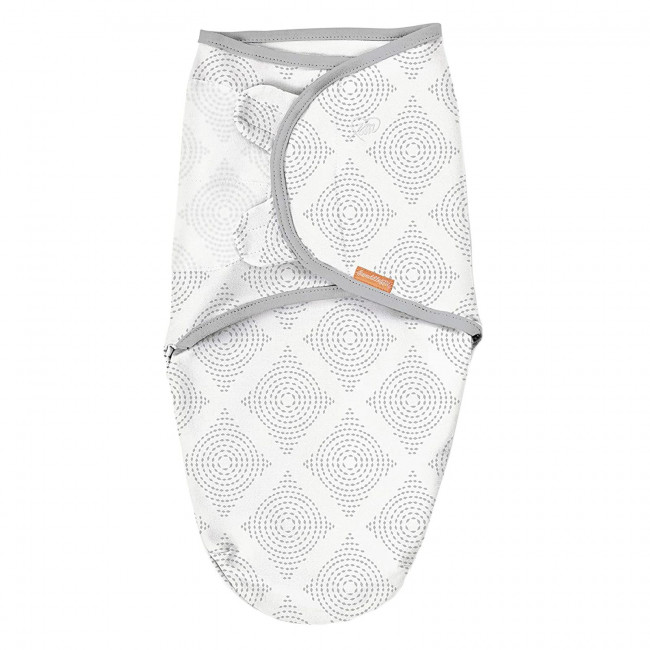 Summer Infant, SwaddleMe, оригинальная пеленка, маленькая/средняя, 0–3 месяцев, серая, 5 шт. в упаковке