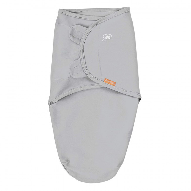 Summer Infant, SwaddleMe, оригинальная пеленка, маленькая/средняя, 0–3 месяцев, серая, 5 шт. в упаковке