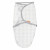 Summer Infant, SwaddleMe, оригинальная пеленка, маленькая/средняя, 0–3 месяцев, серая, 5 шт. в упаковке