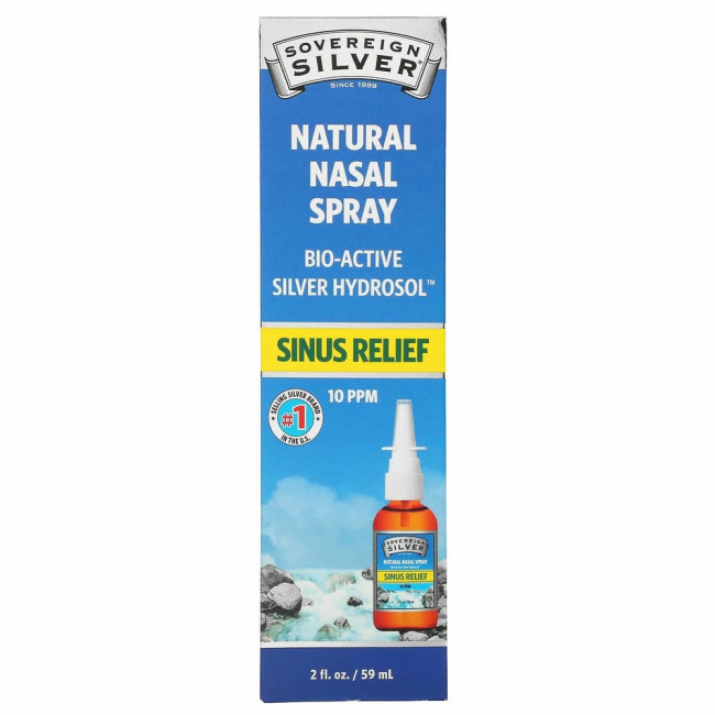 Sovereign Silver, Bio-Active Silver Hydrosol, поддержка иммунитета, вертикальный спрей, 10 част./млн, 59 мл (2 жидк. унции) Sovereign Silver, Bio-Active Silver Hydrosol, поддержка иммунитета, вертикальный спрей, 10 част./млн, 59 мл (2 жидк. унции)