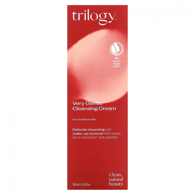 Trilogy, Very Gentle Cleansing Cream, For Sensitive Skin, 6.76 fl oz (200 ml)