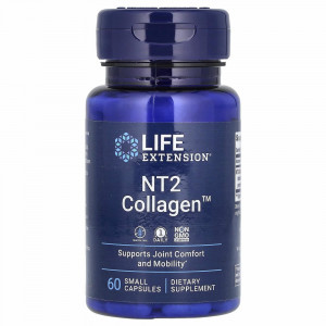 Life Extension, NT2 Collagen, 60 маленьких капсул Life Extension, NT2 Collagen, 60 маленьких капсул