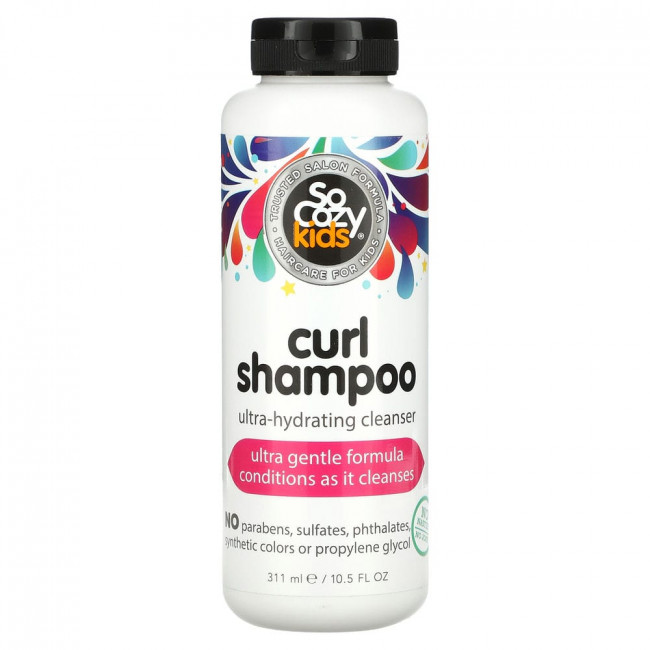 SoCozy, Kids, Curl Shampoo, шампунь для детей, ультраувлажнение и очищение, 311 мл (10,5 жидк. унции) SoCozy, Kids, Curl Shampoo, шампунь для детей, ультраувлажнение и очищение, 311 мл (10,5 жидк. унции)