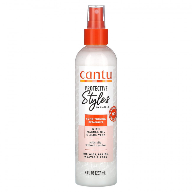Cantu, Protective Styles by Angela, кондиционер для распутывания волос, для париков, кос, плетений и локонов, 237 мл (8 жидк. Унций) Cantu, Protective Styles by Angela, кондиционер для распутывания волос, для париков, кос, плетений и локонов, 237 мл (8 жидк. Унций)
