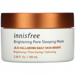 Innisfree, Jeju Hallabong Daily Skin Bright, ночная маска для осветления пор, 100 мл (3,38 жидк. Унции)