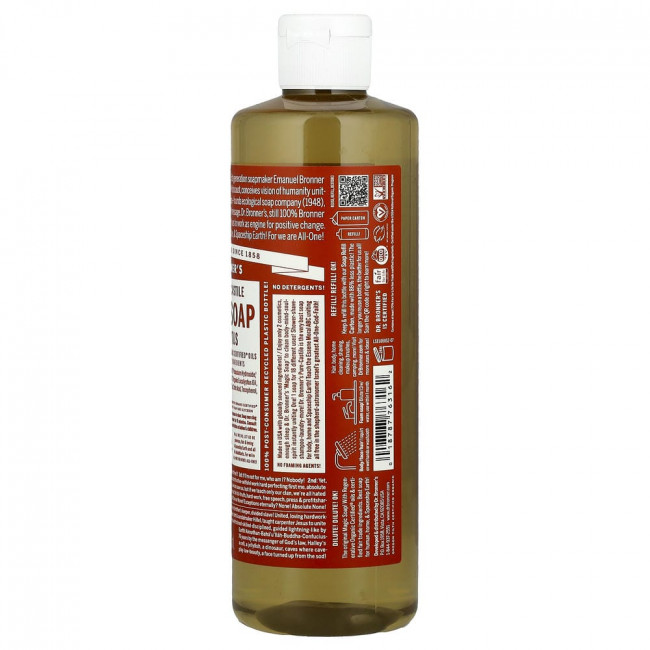 Волшебное кастильское мыло Dr. Bronner's 18-в-1 с эвкалиптом, 473 мл (16 жидких унций)