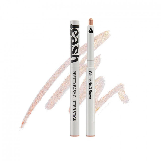 Unleashia, Pretty Easy Glitter Stick, No.3 Brave, 1 Stick