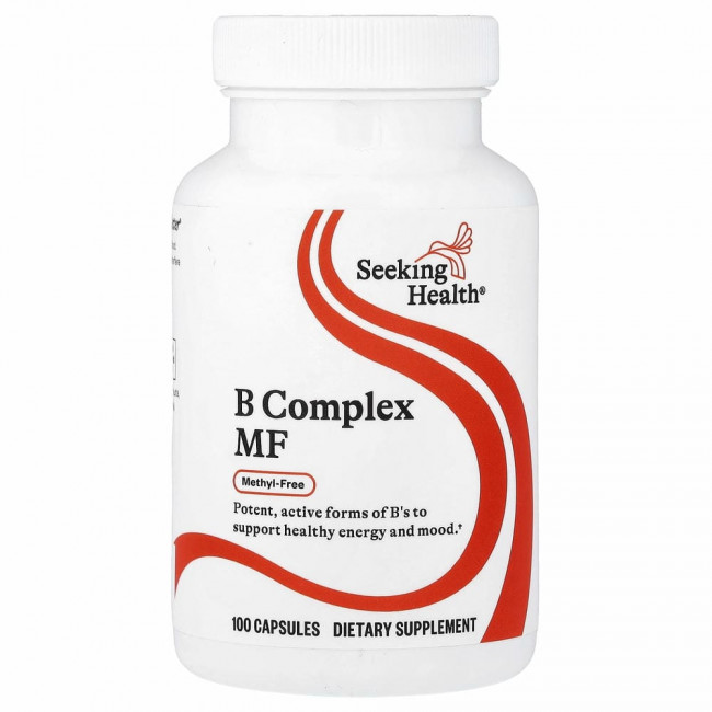 Seeking Health, B Complex MF`` 100 вегетарианских капсул Seeking Health, B Complex MF`` 100 вегетарианских капсул