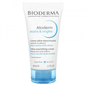 Bioderma, Atoderm, Main & Ongles, Ультрапитательный крем, 50 мл (1,7 жидких унции) (Снят с производства)