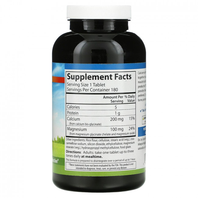 Carlson Labs, Chelated Cal-Mag, 180 таблеток Carlson Labs, Chelated Cal-Mag, 180 таблеток