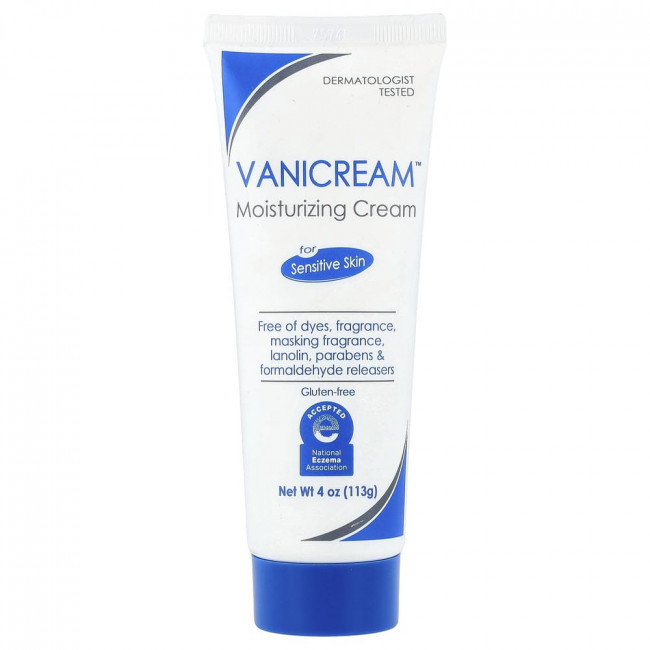 Увлажняющий крем Vanicream для чувствительной кожи, без отдушек, 113 г (4 унции) Увлажняющий крем Vanicream для чувствительной кожи, без отдушек, 113 г (4 унции)