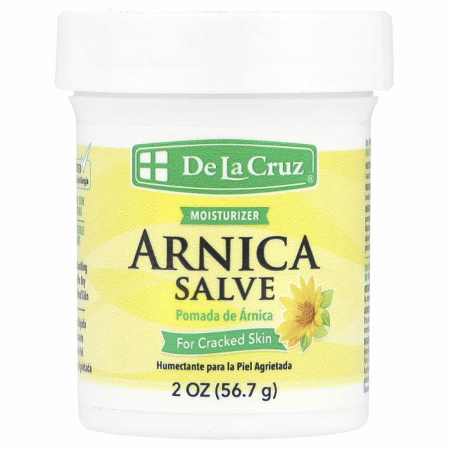 De La Cruz, Мазь арники, для потрескавшейся кожи, 2 унции (56.7 г) De La Cruz, Мазь арники, для потрескавшейся кожи, 2 унции (56.7 г)