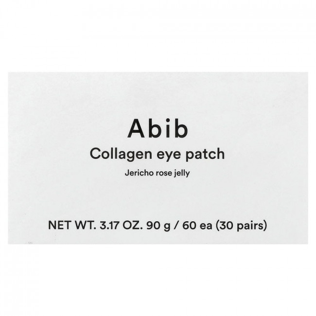 Abib, коллагеновые патчи для глаз, Jericho Rose Jelly, 60 штук