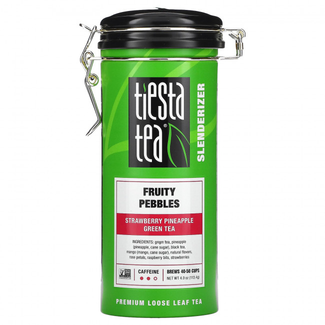 Tiesta Tea Company, Рассыпной чай премиального качества, фруктовая галька, 113,4 г (4,0 унции) Tiesta Tea Company, Рассыпной чай премиального качества, фруктовая галька, 113,4 г (4,0 унции)