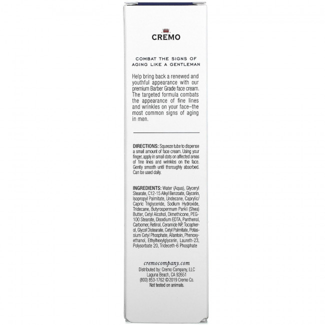 Cremo, Defender Series, Крем для лица с ретинолом, 1 жидкая унция (30 мл)