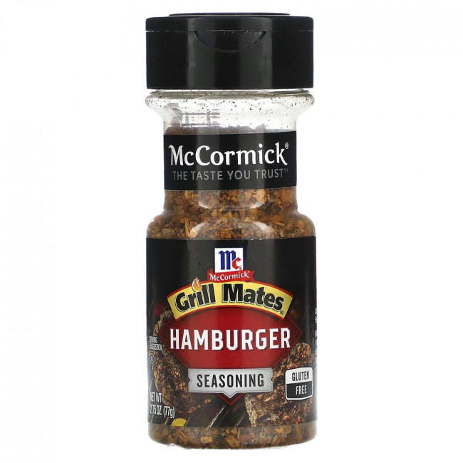McCormick Grill Mates, Приправа для гамбургеров, 77 г (2,75 унции)