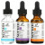 Artnaturals, Набор из трех сывороток, 3 сыворотки, 29,5 мл (1 жидк. унция) каждая Artnaturals, Набор из трех сывороток, 3 сыворотки, 29,5 мл (1 жидк. унция) каждая