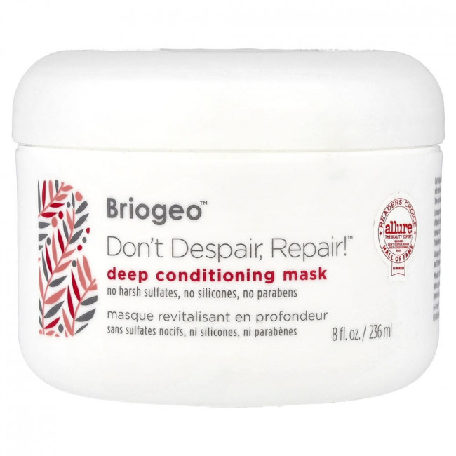 Briogeo, Don't Despair, Repair!™, Маска для глубокого кондиционирования кожи, 236 мл (8 жидких унций) Briogeo, Don't Despair, Repair!™, Маска для глубокого кондиционирования кожи, 236 мл (8 жидких унций)
