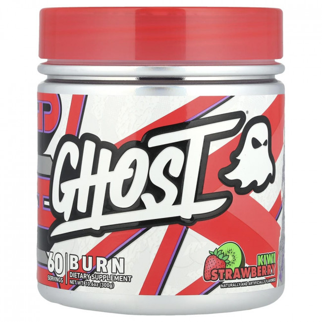Ghost, Burn, Kiwi Strawberry, 10.6 oz (300 g) Ghost, Burn, Kiwi Strawberry, 10.6 oz (300 g)