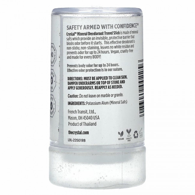 Crystal Body Deodorant, минеральный дезодорант-карандаш, без запаха, 40 г (1,5 унции) Crystal Body Deodorant, минеральный дезодорант-карандаш, без запаха, 40 г (1,5 унции)