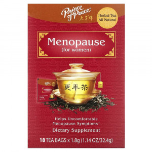 Prince of Peace, Herbal Tea, для женщин, для менопаузы, 18 чайных пакетиков, 32,4 г (1,14 унции)