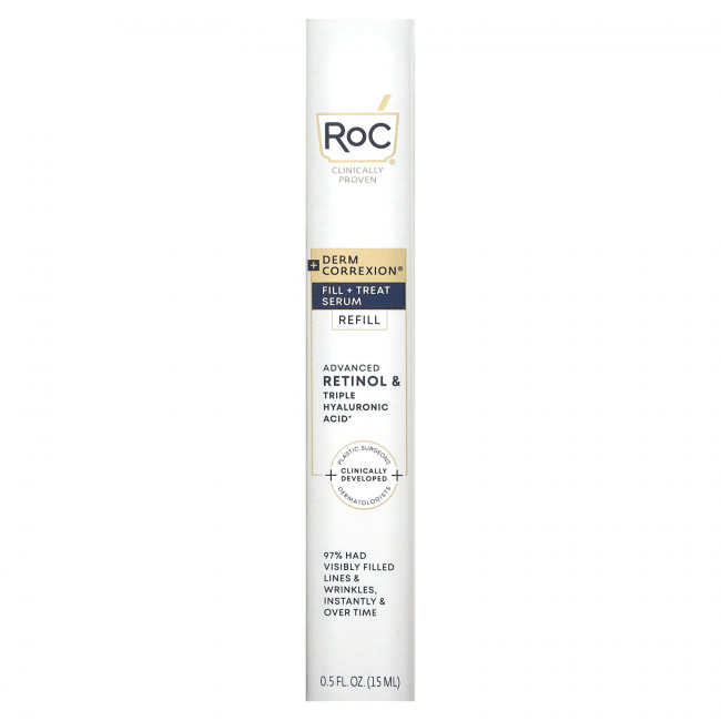 RoC, Derm Correxion, Fill + Treat Serum, Refill, 0.5 fl oz (15 ml) RoC, Derm Correxion, Fill + Treat Serum, Refill, 0.5 fl oz (15 ml)