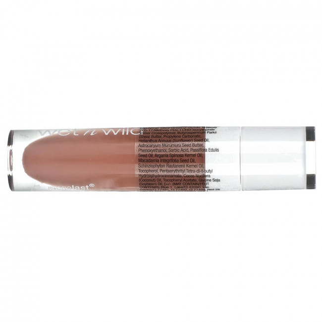 wet n wild, MegaLast, Жидкая помада «Кошачий костюм», глянцевая помада, оттенок 944B Send Nudes, 5,7 г (0,2 унции)