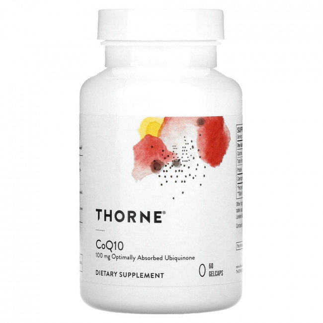 Thorne Research, Q-Best 100, 60 желатиновых капсул Thorne Research, Q-Best 100, 60 желатиновых капсул