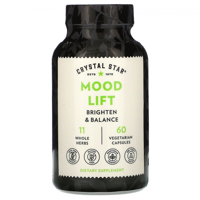 Crystal Star, Mood Lift, 60 растительных капсул Crystal Star, Mood Lift, 60 растительных капсул