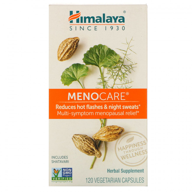 Himalaya, MenoCare, 120 вегетарианских капсул Himalaya, MenoCare, 120 вегетарианских капсул