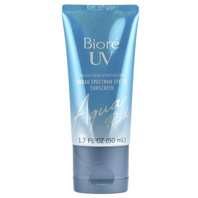 Biore, UV Aqua Rich, Weightless Moisturizer, SPF 30, 1.7 fl oz (50 ml)