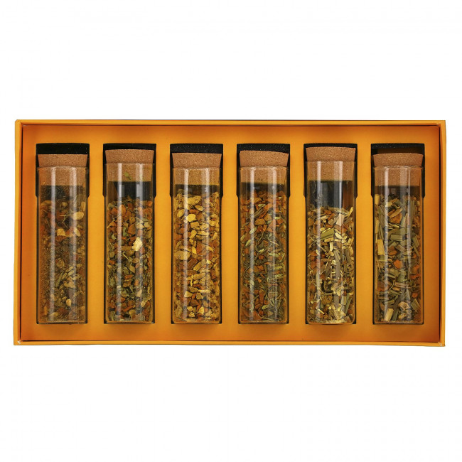 Vahdam Teas, чайные истории, набор чаев с куркумой, 6 штук Vahdam Teas, чайные истории, набор чаев с куркумой, 6 штук