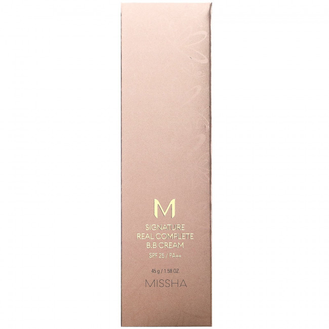Missha, M Signature Real Complete, BB-крем, SPF 25/PA++, № 13, светлый молочно-бежевый, 45 г (1,58 унции) Missha, M Signature Real Complete, BB-крем, SPF 25/PA++, № 13, светлый молочно-бежевый, 45 г (1,58 унции)