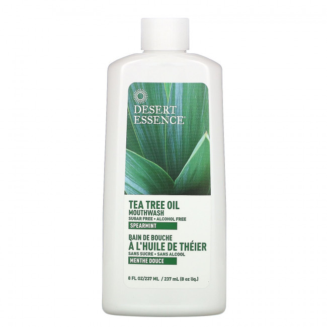 Desert Essence, Tea Tree Mouthwash, Spearmint , 8 fl oz (236 ml) Desert Essence, Tea Tree Mouthwash, Spearmint , 8 fl oz (236 ml)