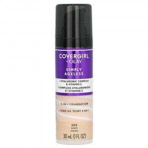Covergirl, Olay Simply Ageless, тональный крем 3-в-1, цвет слоновой кости, 30 мл (1 жидкая унция)