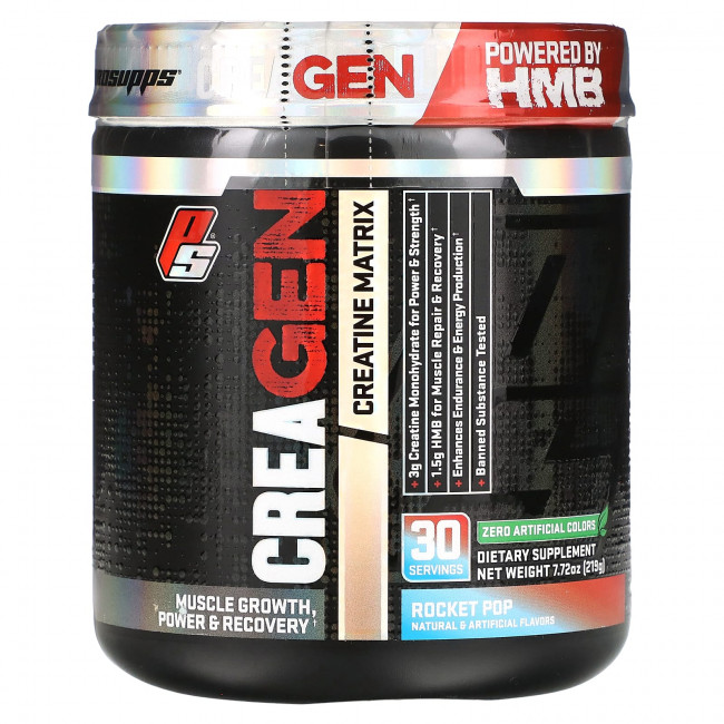 ProSupps, Creagen, Creatine Matrix, Rocket Pop, 219 г (7,72 унции) ProSupps, Creagen, Creatine Matrix, Rocket Pop, 219 г (7,72 унции)