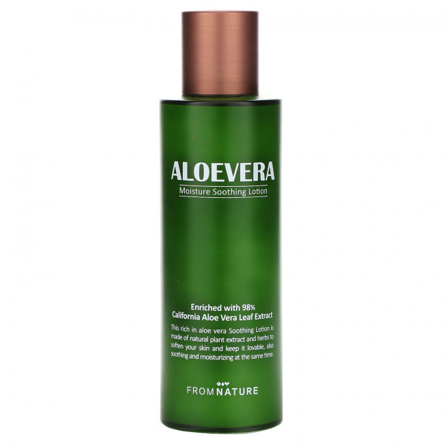 FromNature, Aloe Vera, 98% Moisture Soothing Lotion, 125 ml FromNature, Aloe Vera, 98% Moisture Soothing Lotion, 125 ml