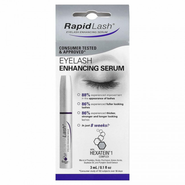 RapidLash, сыворотка для роста ресниц, 3 мл (0,1 жидк. унции) RapidLash, сыворотка для роста ресниц, 3 мл (0,1 жидк. унции)