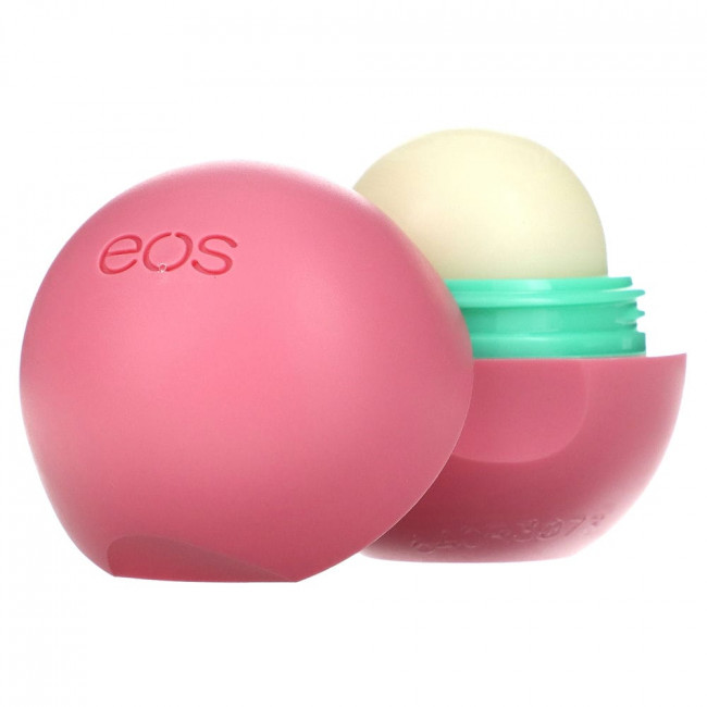 EOS, бальзам для губ, со вкусом клубничного сорбета, 7 г (0,25 унции)