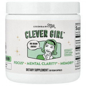 Легендарное молоко, Clever Girl™, 60 веганских капсул