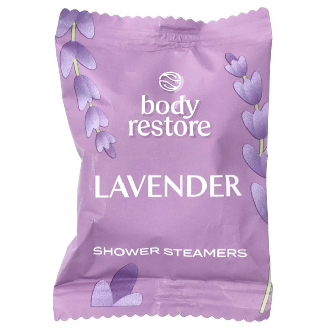 Body Restore, Пароварки для душа, лаванда, 15 таблеток, 13,2 унции