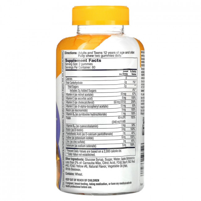One-A-Day, Teens Multi + Immunity Defense, 120 жевательных таблеток
