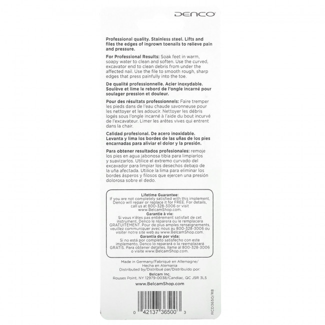 Denco, Инструмент для вросших ногтей, 1 шт.